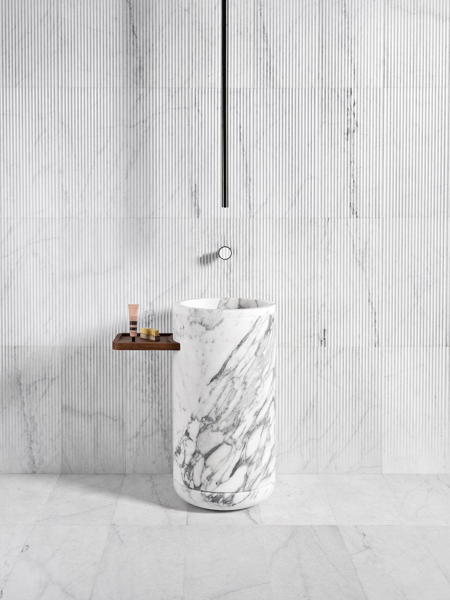 Monolithos, Lavabo a colonna
